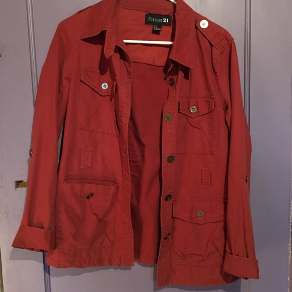 Rusty Red Wind Breaker - Picture 3 of 4